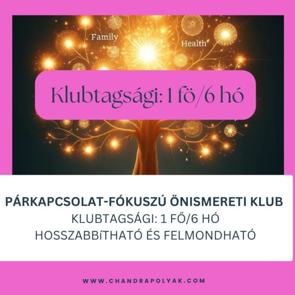 Párkapcsolat-fókuszú önismereti klub