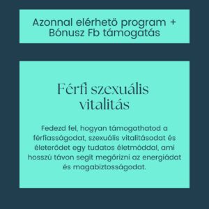 Szexuális vitalitás férfiaknak